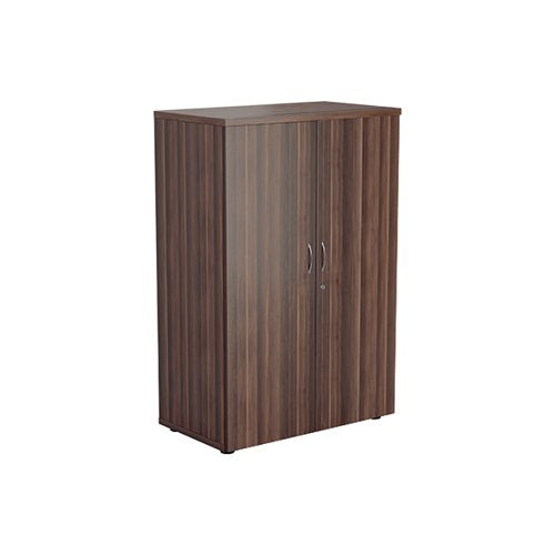 JEMINI WOODEN CUPBOARD 800X450X1200MM DARK WALNUT KF810230