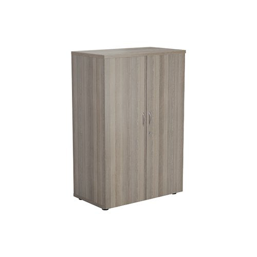 JEMINI WOODEN CUPBOARD 800X450X1200MM GREY OAK KF810247