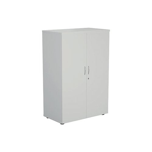 JEMINI WOODEN CUPBOARD 800X450X1200MM WHITE KF810278