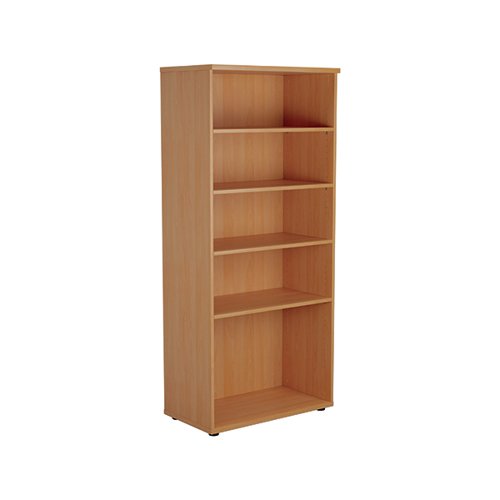 JEMINI WOODEN BOOKCASE 800X450X1800MM BEECH KF810551