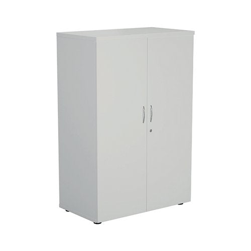 FIRST WOODEN STORAGE CUPBOARD 800X450X1200MM WHITE KF820925