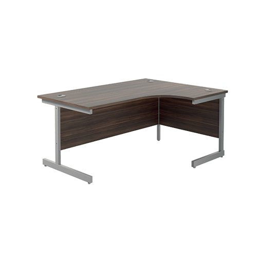 JEMINI RADIAL RIGHT HAND DESK 1600X800-1200X730MM GREY OAK/S