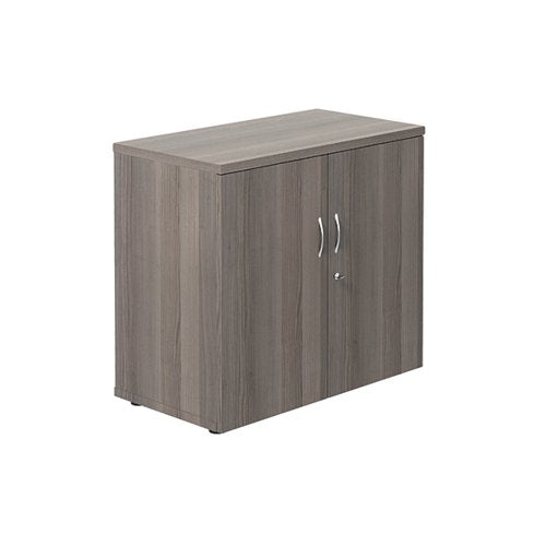 JEMINI WOODEN CUPBOARD 800X450X730MM GREY OAK KF822901