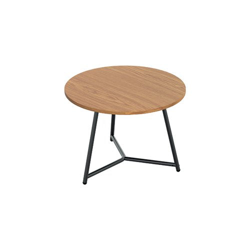 JEMINI TRINITY LOW TABLE 800X800X435MM NOVA OAK/BLACK KF8236