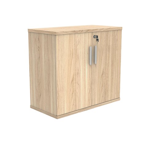 ASTIN 2 DOOR CUPBOARD LOCKABLE 800X400X730MM CANADIAN OAK KF