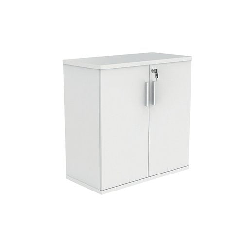ASTIN 2 DOOR CUPBOARD LOCKABLE 800X400X816MM ARCTIC WHITE KF