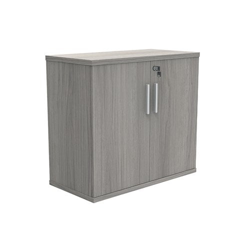 ASTIN 2 DOOR CUPBOARD LOCKABLE 800X400X730MM ALASKAN GREY OA