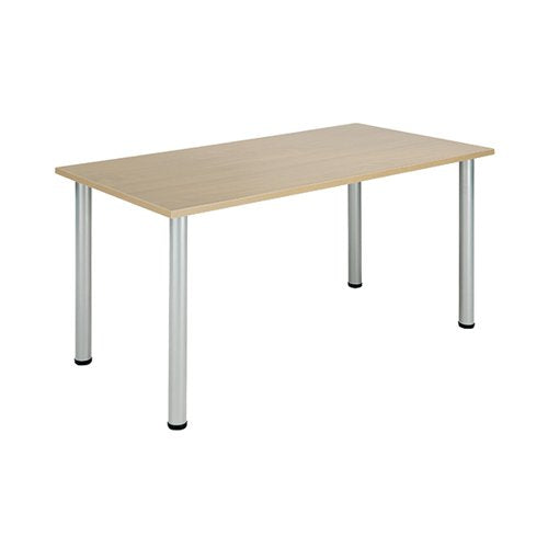 JEMINI RECTANGULAR MEETING TABLE 1200X800X730MM MAPLE KF8401