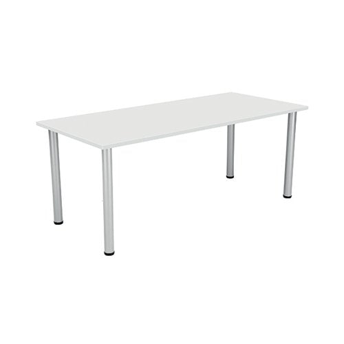 JEMINI RECTANGULAR MEETING TABLE 1800X800X730MM WHITE KF8401