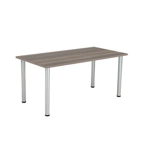 JEMINI RECTANGULAR MEETING TABLE 1600X800X730MM GREY OAK KF8