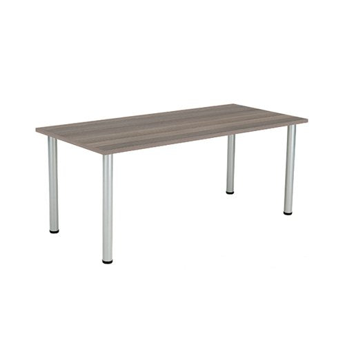 JEMINI RECTANGULAR MEETING TABLE 1800X800X730MM GREY OAK KF8