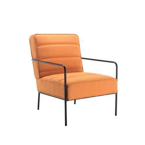 JEMINI WIRE FRAME RECEPTION ARMCHAIR 620X880X830MM MUSTARD K