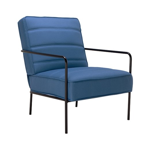 JEMINI WIRE FRAME RECEPTION ARMCHAIR 620X880X830MM NAVY KF90