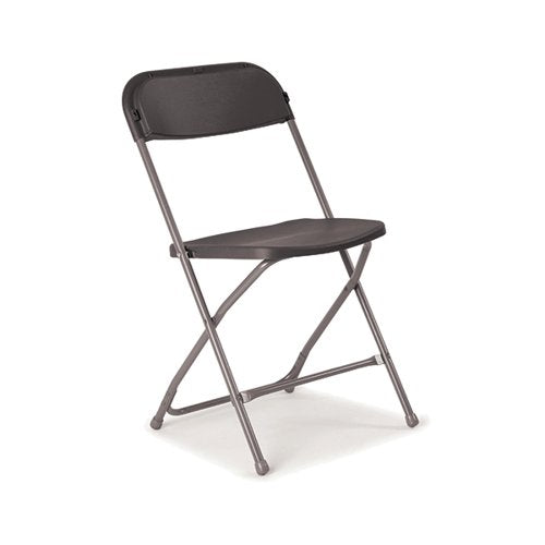 TITAN STRAIGHT BACK FOLDING CHAIR 445X460X870MM CHARCOAL KF90528