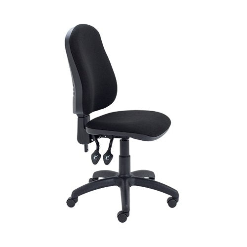 JEMINI TEME HIGH BACK OPERATOR CHAIR 640X640X985-1175MM BLAC