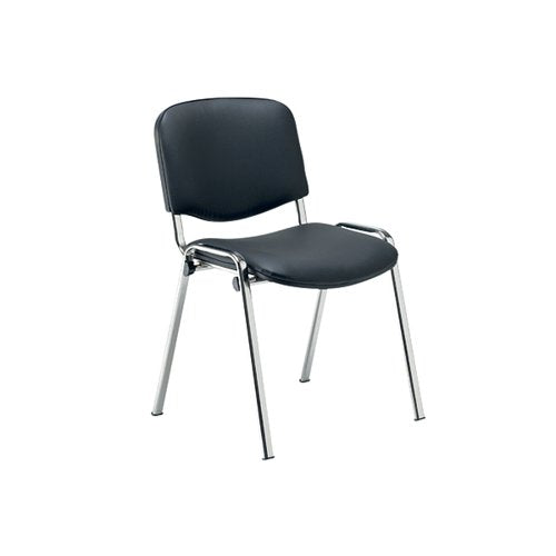 JEMINI MULTIPURPOSE STACKING CHAIR 532X585X805MM CHROME/BLAC