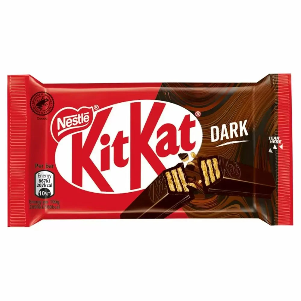 NESTLÉ KIT KAT 4 FINGER 70% DARK CHOCOLATE (45g) x 24