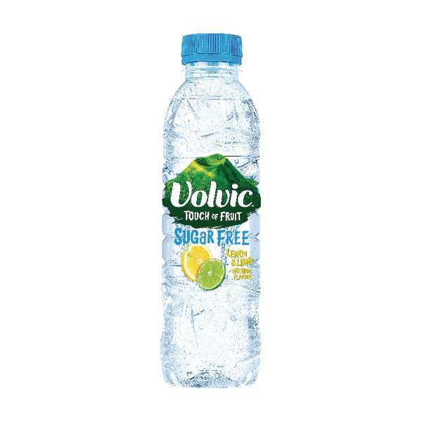 VOLVIC TOUCH OF FRUIT LEMON & LIME - LOW SUGAR (500ml) x 12