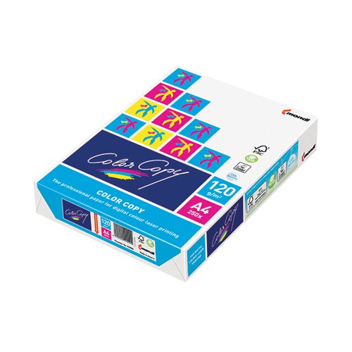 COLOR COPY A4 PAPER 120GSM WHITE (PACK OF 250) CCW0330A1