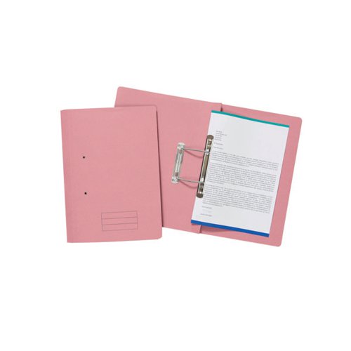 SPIRAL FILES 285GSM FOOLSCAP PINK (50 PACK) TFM50-PNKZ