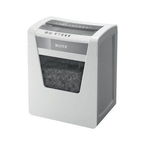 LEITZ IQ OFFICE MICRO-CUT PAPER SHREDDER SECURITY P-5 WHITE