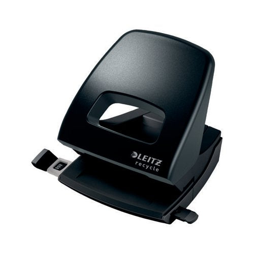 LEITZ HOLE PUNCH NEXXT RECYCLE 30 SHEET BLACK 50030095