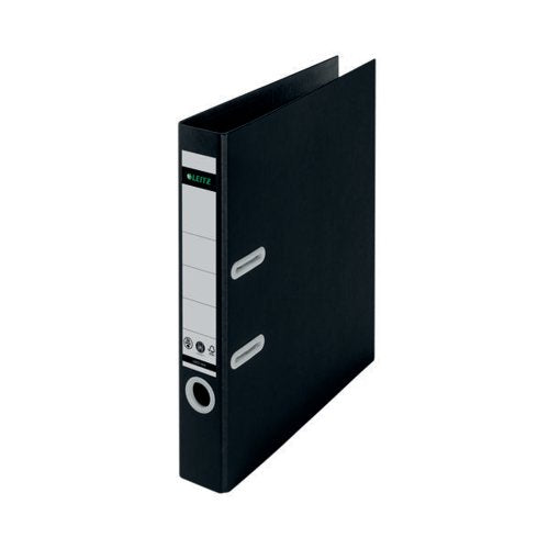 LEITZ LAF180 RECYCLED 50MM A4 BLACK (10 PACK) 10190095