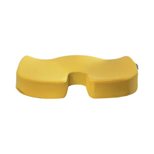 LEITZ ERGO COSY SEAT CUSHION 355X455X75MM WARM YELLOW 528400