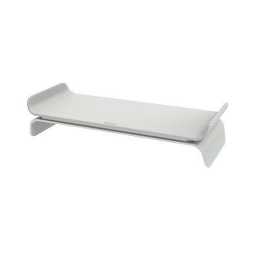 LEITZ ERGO MONITOR STAND HEIGHT ADJUSTABLE LIGHT GREY 650400