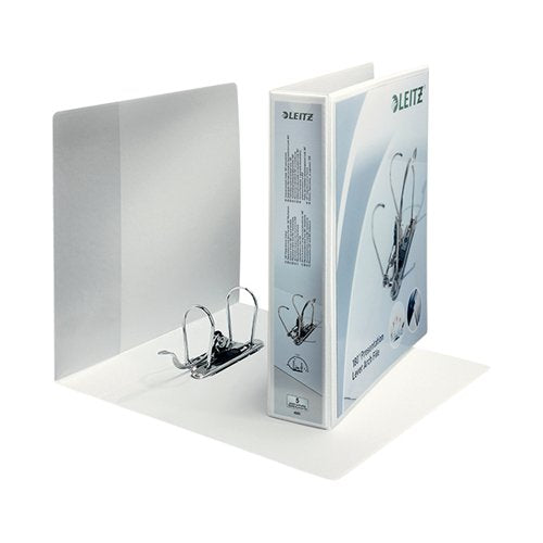 LEITZ 180 PRESENTATION LEVER ARCH 80MM A4 WHITE (10 PACK) 42