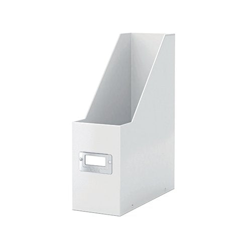 LEITZ CLICK AND STORE MAGAZINE FILE WHITE (BACK AND FRONT LA