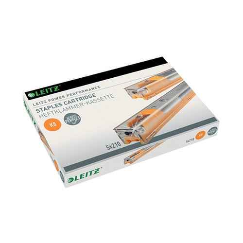 LEITZ 8MM YELLOW HEAVY DUTY STAPLE CARTRIDGE (5 PACK) 559200