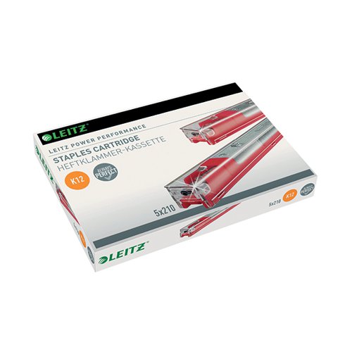 LEITZ RED HEAVY DUTY STAPLE CARTRIDGE (5 PACK) 55940000