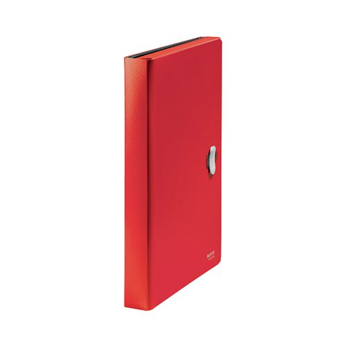 LEITZ RECYCLE EXPANDING CONCERTINA PROJECT FILE A4 PP RED (P