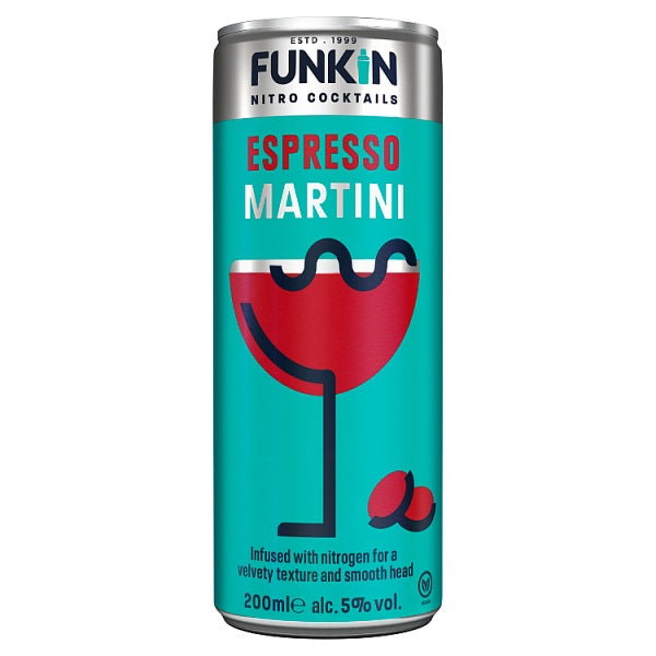 FUNKIN ESPRESSO MARTINI CANS (200ml) x 12