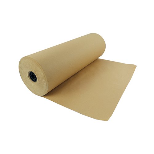 STRONG IMITATION KRAFT PAPER ROLL 600MM X 250M BROWN IKR-070