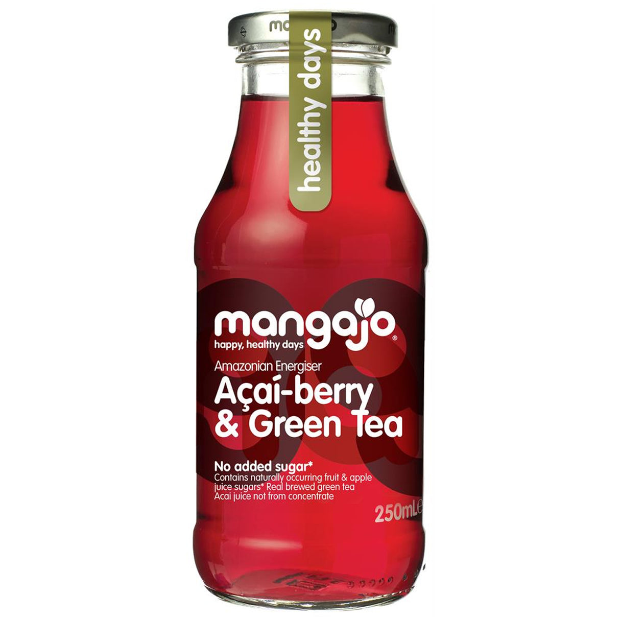 MANGAJO ACAI BERRY & GREEN TEA (250ml) x 12