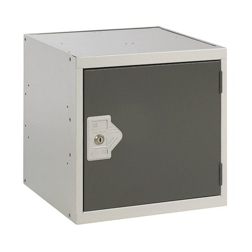 ONE COMPARTMENT CUBE LOCKER 300X300X300MM DARK GREY DOOR MC0