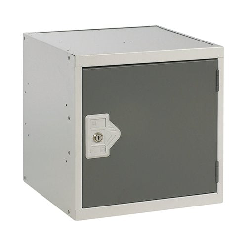 ONE COMPARTMENT CUBE LOCKER 450X450X450MMM DARK GREY DOOR MC