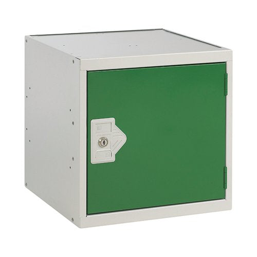 ONE COMPARTMENT CUBE LOCKER 450X450X450MMM GREEN DOOR MC0010