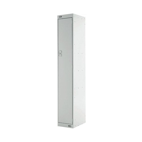 EXPRESS STANDARD LOCKER 1 DOOR 300X300X1800MM LIGHT GREY DEE
