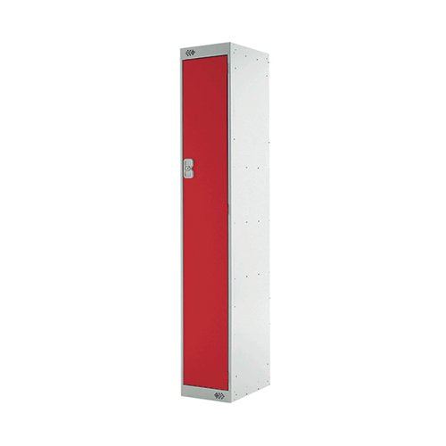 EXPRESS STANDARD LOCKER 1 DOOR 300X300X1800MM RED DEEP MC001