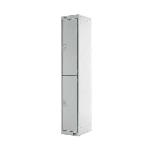 EXPRESS STANDARD LOCKER 2 DOOR 300X300X1800MM LIGHT GREY MC0