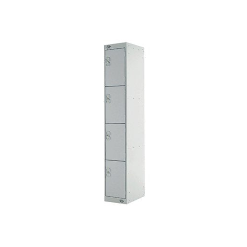FOUR COMPARTMENT EXPRESS STANDARD LOCKER 300X300X1800MM LIGH