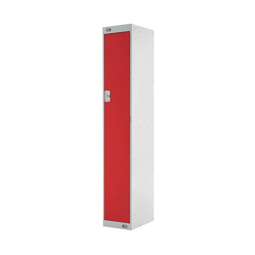 ONE COMPARTMENT EXPRESS STANDARD LOCKER 300X450X1800MM RED D