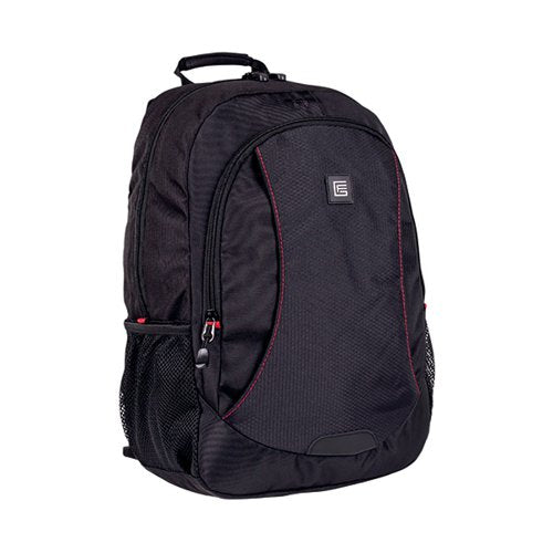 GINO FERRARI EROS 16 INCH LAPTOP BACKPACK RED TRIM GF507