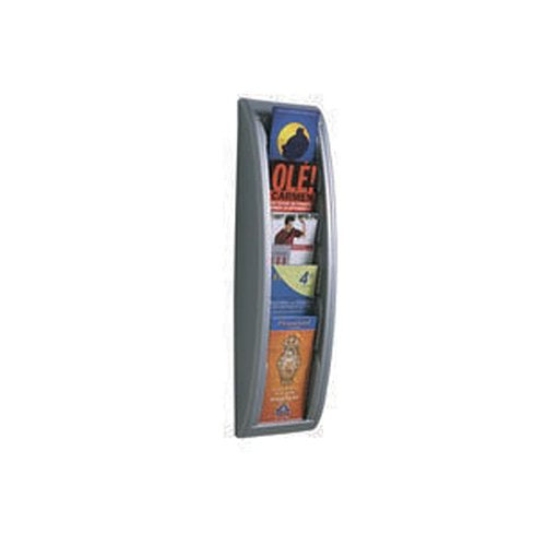 FAST PAPER QUICK FIT SYSTEM WALL DISPLAY 5X1/3 A4 SILVER 4062.35