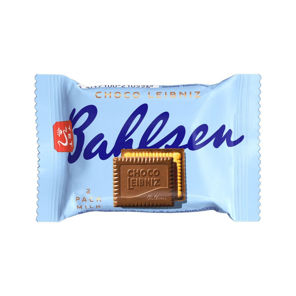 BAHLSEN CHOCO LEIBNIZ MILK CHOCOLATE BISCUITS MINI PACKS (2-pack) x 30