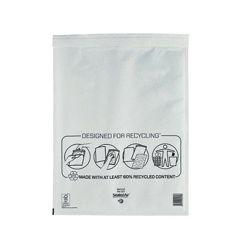 MAIL LITE BUBBLE POSTAL BAG WHITE K7-350X470 (PACK OF 50) 10