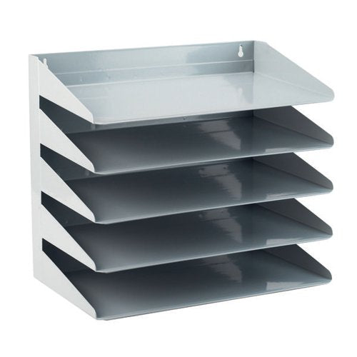 AVERY STEEL LETTER RACK 5 TIER GREY 605